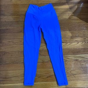 Royal blue Scrunch Leggings